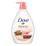 Dove Relaxing Care Almond Cream & Hibiscus Nourishing Body Wash 1000ml,8901030846229,