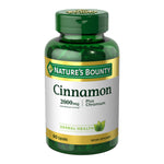 Nature's Bounty Cinnamon 2,000mg Plus Chromium 60 Capsules,074312150616