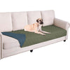 Ameritex Waterproof Dog Bed Cover & Reversible Pet Blanket for Furniture, Bed, Couch & Sofa Protection, Keeps Pets Comfortable & Your Furniture Clean - Green+navy Blue