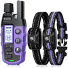 BOUSNIC Dog Shock Collar for 2 Dogs (5-120 lbs), 3300 Ft Waterproof Training Collar with Beep, Vibration & Humane Shock Modes, Rechargeable Remote Included - Purple