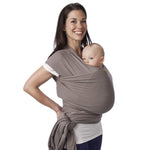 Boba Baby Wrap Carrier - Original Baby Carrier Wrap, Baby Sling For Newborns - Baby Wearing Essentials - Hands-Free Newborn Wrap Swaddle Holder, Newborn To Toddler Infant Baby Sling, 7-35 Lbs (Grey),