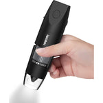Digital Microscope Wireless Pocket Handheld USB Microscopes, 50x-1000x Zoom Fixed Focus HD Magnifier With LEDs, Inspection Camera Compatible With IPhone, Android Phone, MacBook, Windows PC (Black),