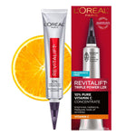 L'Oreal Paris Revitalift 10% Pure Vitamin C Face Serum For Brighter Skin And Reduced Wrinkles, Fragrance Free, 1 0z.,