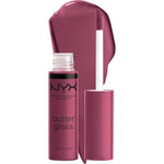 NYX PROFESSIONAL MAKEUP Butter Gloss, Non-Sticky Lip Gloss - Cranberry Pie (Mauve Purple),