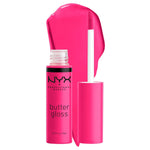 NYX PROFESSIONAL MAKEUP Butter Gloss, Non-Sticky Lip Gloss - Summer Fruit (Hot Pink),