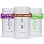 Native Deodorant Contains Naturally Derived Ingredients, 72 Hour Odor Control | Deodorant For Women And Men, Aluminum Free With Baking Soda, Coconut Oil And Shea Butter | Classic (3-pack),