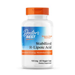 Doctor's Best Stabilized R-Lipoic Acid 100mg 60 Veg Capsules,753950001237