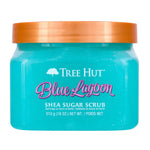 Tree Hut Blue Lagoon Shea Sugar Scrub | Exfoliating Body Scrub Removes Dead, Dry Skin For A Soft And Hydrated Feel | Nourishing Essential Body Care | 18 Fl Oz.,