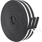 Yotache Foam Tape 3 Strips 1/4 Inch Wide X 1/4 Inch Thick, Weather Stripping For Doors And Window High Density Foam Seal Tape Sliding Door Weather Strip, Total 30 Feet Long (3 X 10 Ft Each),