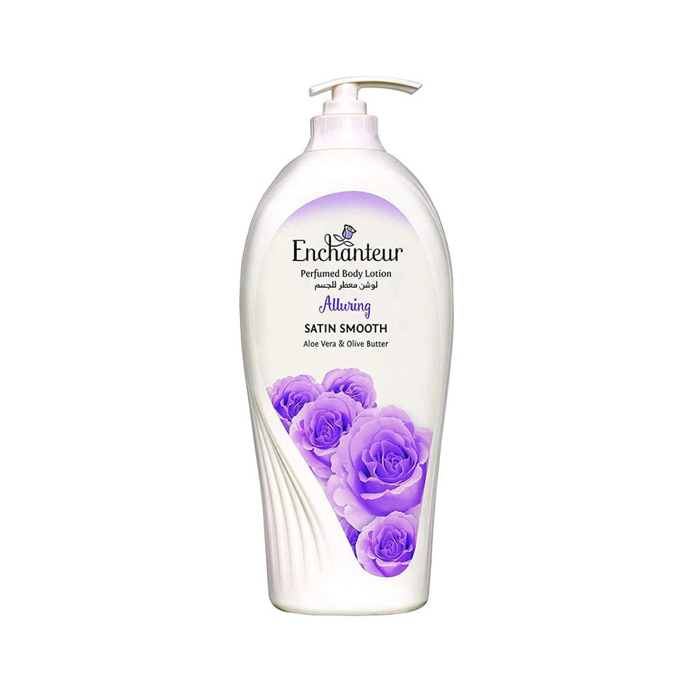 Enchanteur Alluring Satin Smooth Aloe Vera & Olive Butter Body Lotion 250ml,8888202026828,