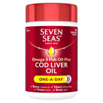 Seven Seas Omega-3 Fish Oil Plus Cod Liver Oil 60 Capsules,045879002304,
