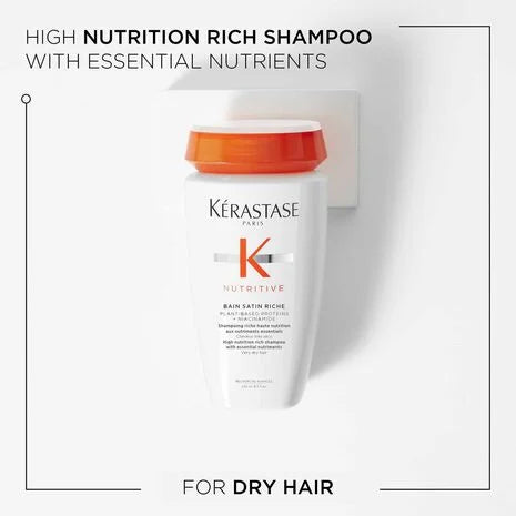 Kerastase Nutritive Bain Satin Riche Shampoo 250ml,3474637154943
