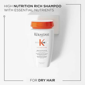 Kerastase Nutritive Bain Satin Riche Shampoo 250ml,3474637154943