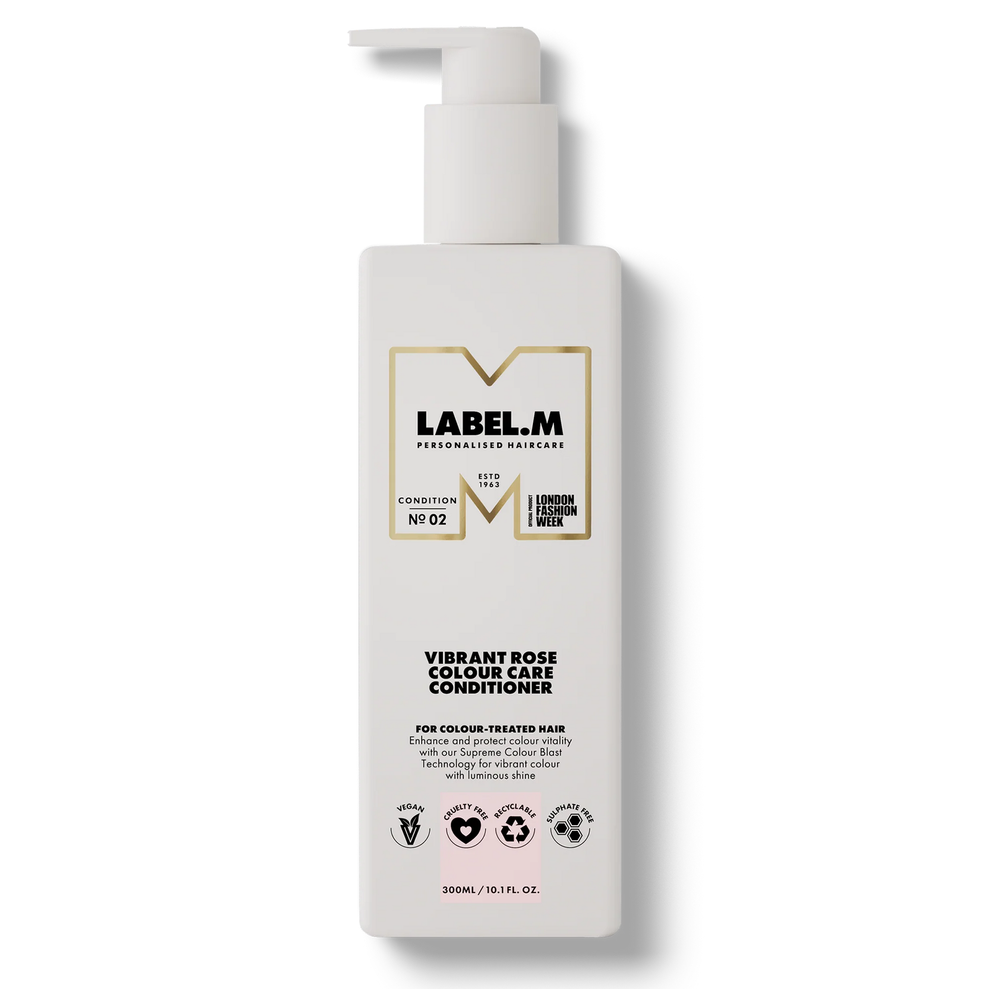 Label.M Professional Haircare Condition No.02 Vibrant Rose Colour Care Conditioner 300ml,5060059572250,