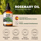KUKKA essential oils 100% Pure And Natural Rosemary Oil For Hair, Skin, Aromatherapy And DIY Soap Making (4 Fl Oz / 118 Ml)