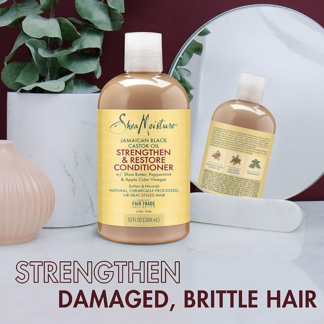 Shea Moisture Jamaican Black Castor Oil Strengthen & Restore Conditioner 384ml,764302215592