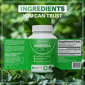 Rosabella Moringa Maximum Potency 60 Veg Capsules