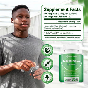 Rosabella Moringa Maximum Potency 60 Veg Capsules