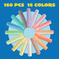 Joyin 160-Piece Jumbo Sidewalk Chalk Set, Non-Toxic & Washable Outdoor Art Chalk for Blackboards, Playgrounds & Chalkboards