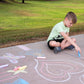Joyin 160-Piece Jumbo Sidewalk Chalk Set, Non-Toxic & Washable Outdoor Art Chalk for Blackboards, Playgrounds & Chalkboards
