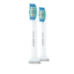 Philips Sonicare C1 HX6012/04 Medium Simply Clean White Brush Head (Pack Of 2)