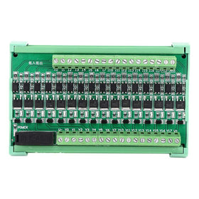 16-Channel PLC Amplifier Board 12-36VDC PLC Isolation Board Input NPN Output NPN PLC Isolation Board PLC Relay Board,
