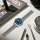 SINAIKE Stainless Steel 20mm Silver Watch Band