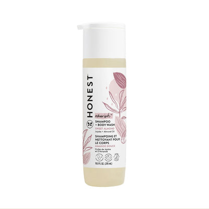 Honest Baby Sweet Almond Gently Nourishing Shampoo + Body Wash 295ml