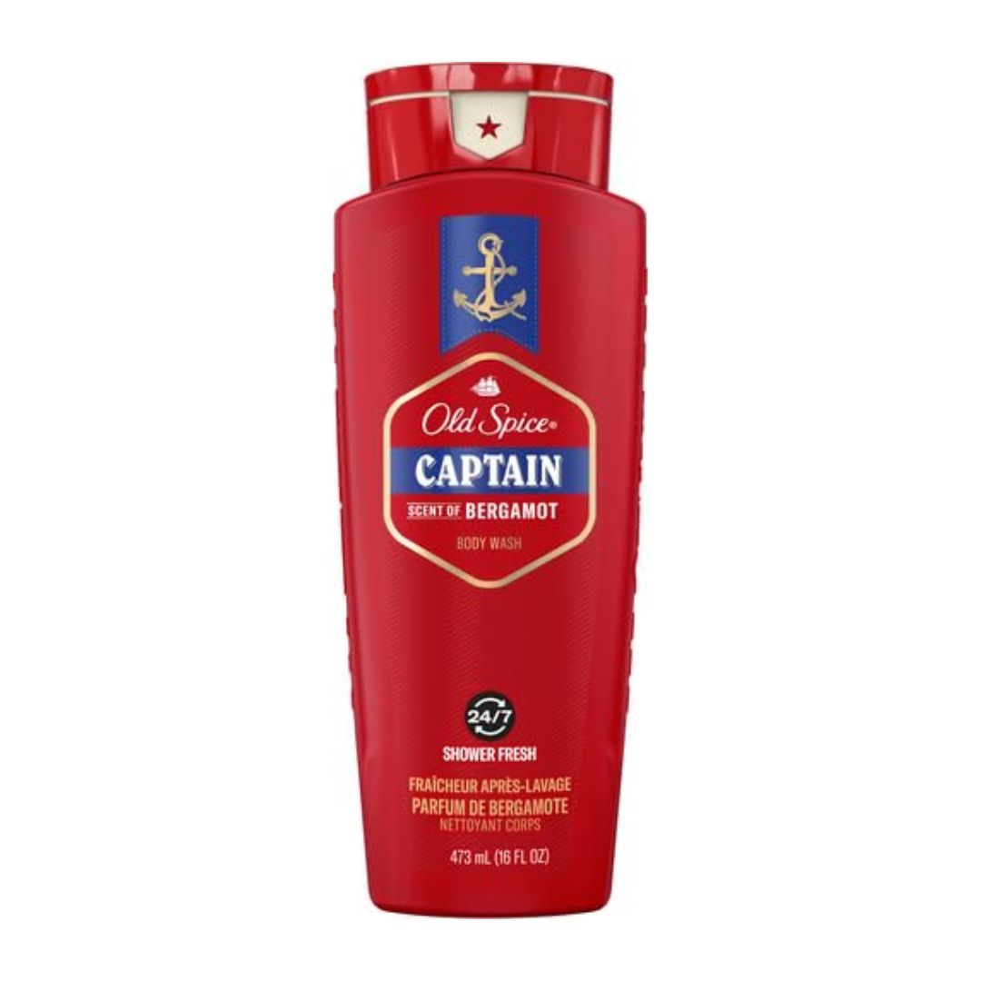 Old Spice Captain Scent Of Bergamot Shower Fresh Body Wash 473ml