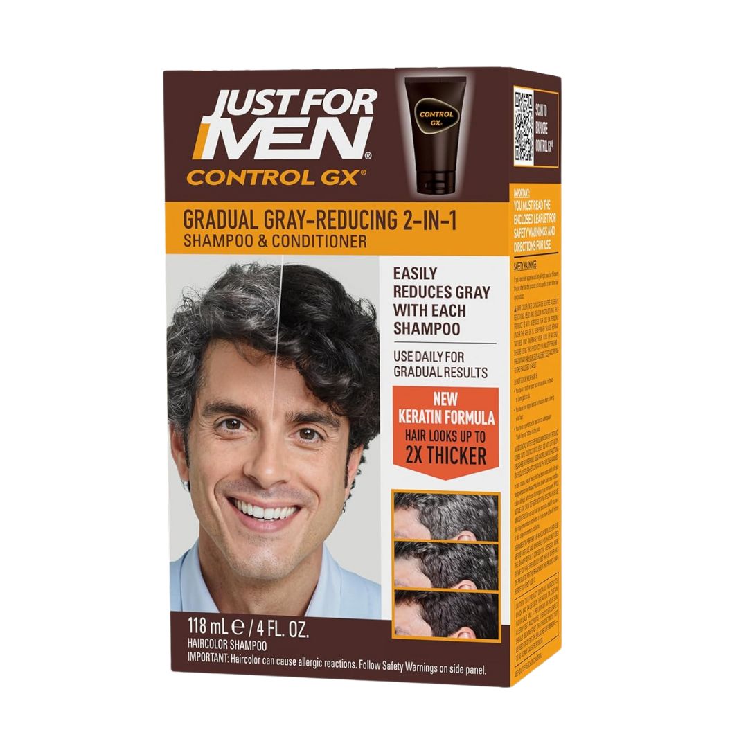 Just For Men Control GX Grey-Reducing 2-In-1 Shampoo + Conditioner 118ml