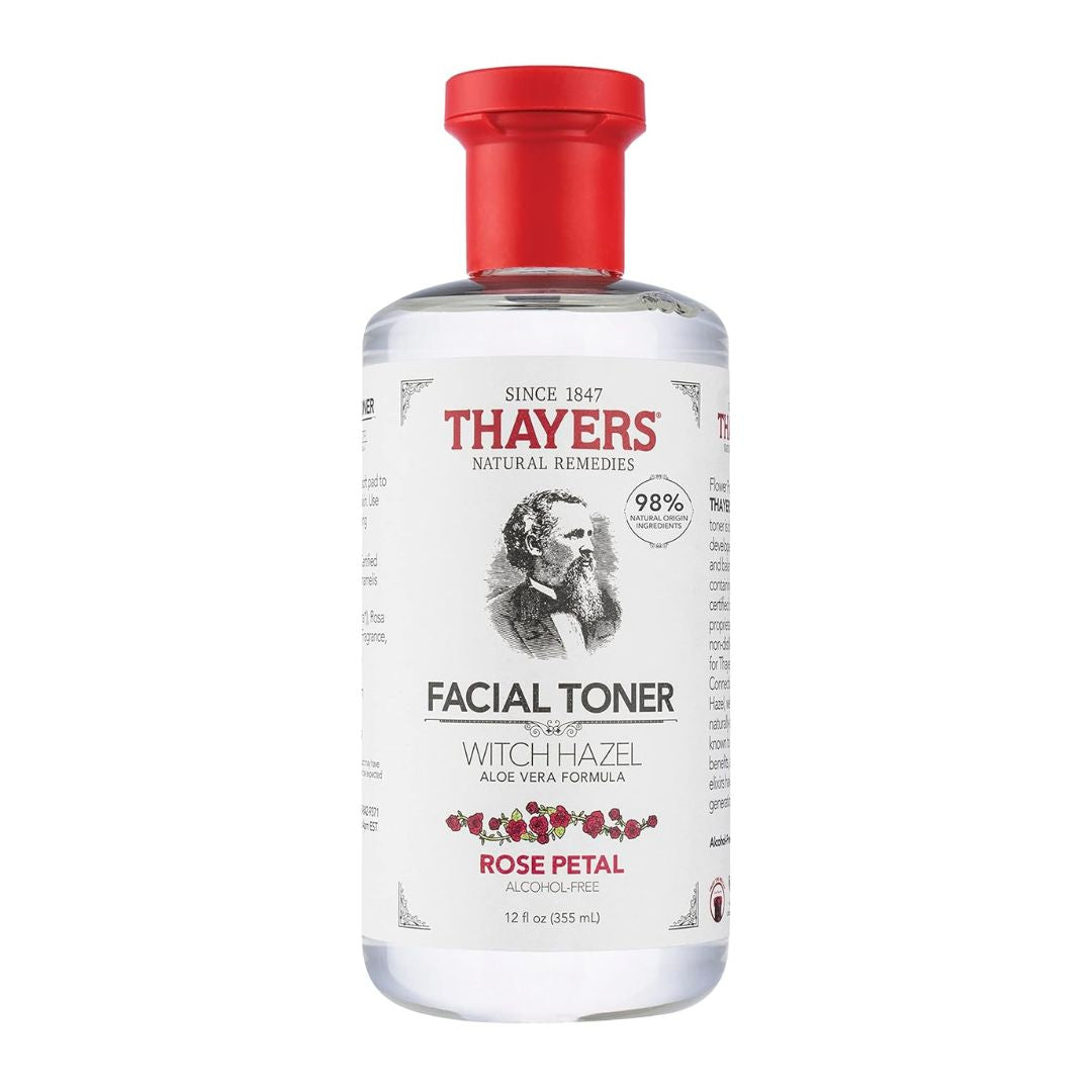Thayers Witch Hazel & Aloe Vera Formula Rose Petal Alcohol-Free Facial Toner 355ml,041507070035