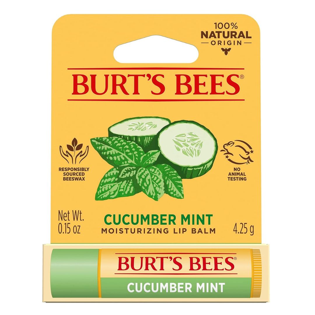 Burt's Bees Cucumber Mint Moisturizing Lip Balm 4.25g,792850900936