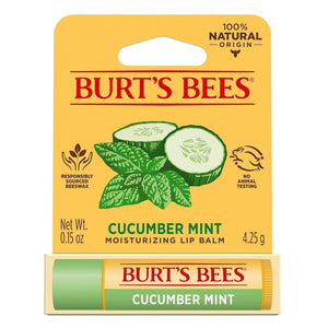 Burt's Bees Cucumber Mint Moisturizing Lip Balm 4.25g,792850900936