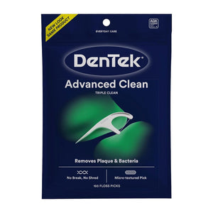 DenTek Advanced Clean Triple Clean 150 Floss Picks
