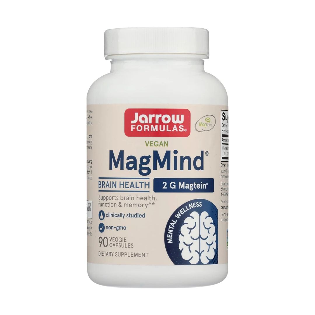 Jarrow Formulas MagMind 2G Magtein 90 Veg Capsules