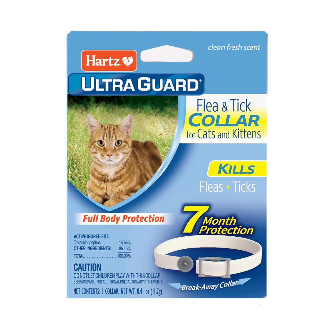 Hartz Ultra Guard Flea & Tick White Collar For Cats & Kittens