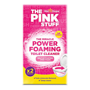 StarDrops The Pink Stuff Miracle Power Foaming Toilet Cleaner (Pack Of 2) 100g Each