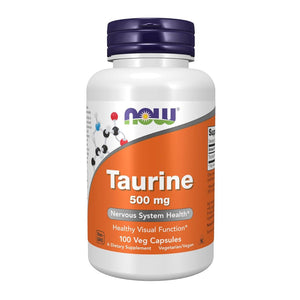 Now Foods Taurine 500mg 100 Veg Capsules