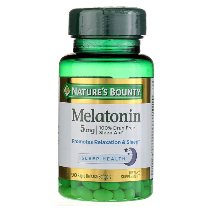 Nature's Bounty Melatonin 5mg 90 Softgels