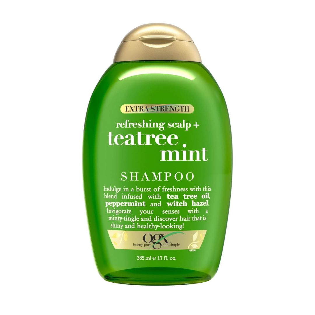 OGX Extra Strength Refreshing Scalp + Tea Tree Mint Shampoo 385ml,022796670717