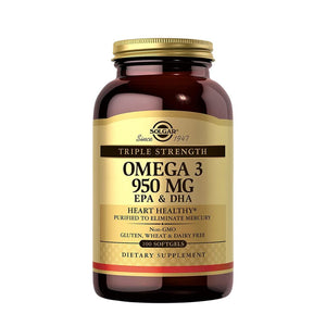 Solgar Triple Strength Omega 3 950mg EPA & DHA 100 Softgels