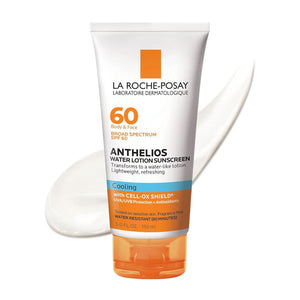 La Roche-Posay Anthelios SPF 60 Cooling Water Lotion Body & Face Sunscreen 150ml