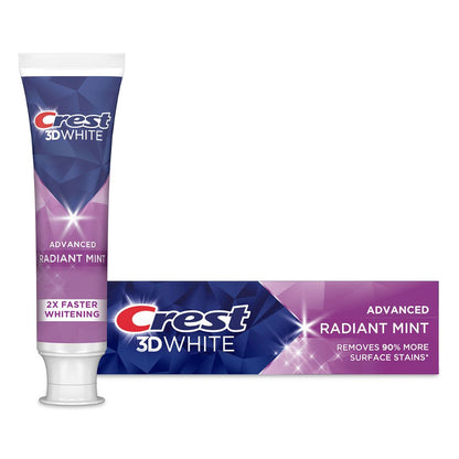 Crest 3D White Advanced Radiant Mint Fluoride Toothpaste 93g