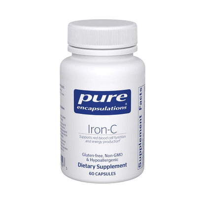 Pure Encapsulations Iron-C 60 Veg Capsules