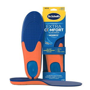 Dr. Scholl's Comfort Extra Comfort Massaging Gel Insoles 1 Pair (Men's 8-14)