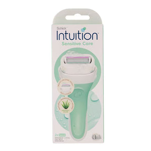 Schick Intuition Sensitive Care 4 Blades 2 Cartridges & 1 Razor For Women