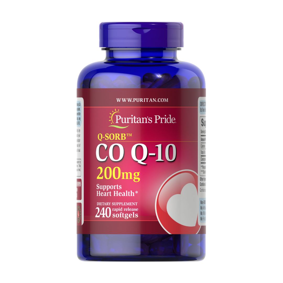 Puritan's Pride Q-SORB Co Q-10 200mg 240 Softgels