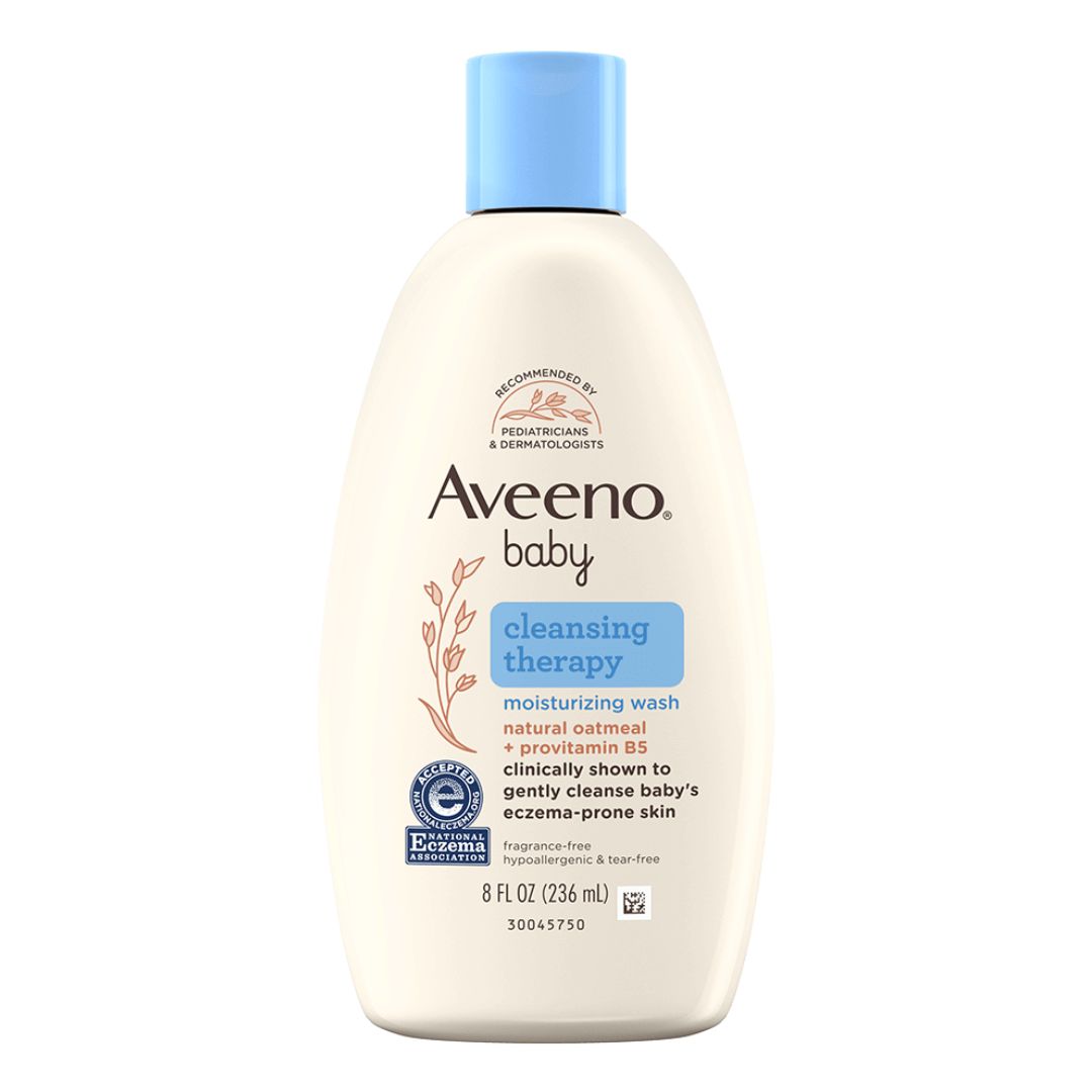 Aveeno Baby Cleansing Therapy Natural Oatmeal & Provitamin B5 Moisturizing Body Wash 236ml