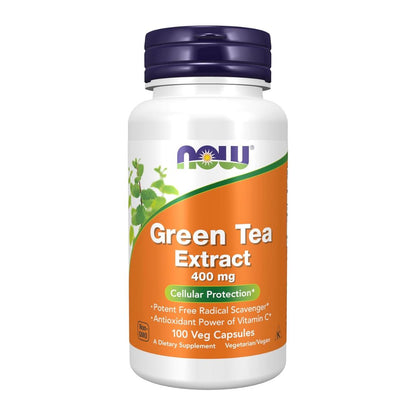 Now Foods Green Tea Extract 400mg 100 Veg Capsules