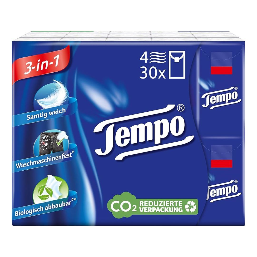 Tempo Tissues (Pack Of 30) Each 10 Count,7322540788709